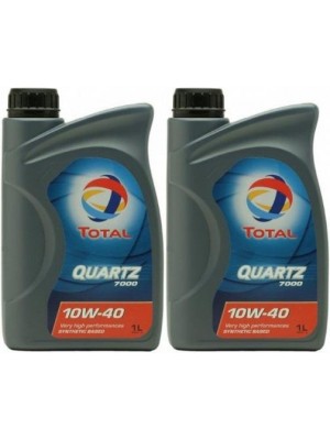 Total Quartz 7000 10W-40 Diesel & Benziner Motoröliter 2x 1l = 2 Liter