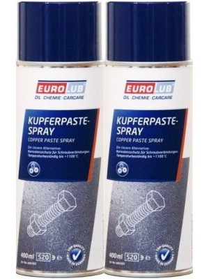 Eurolub Kupferpaste Spray 2x 400 Milliliter