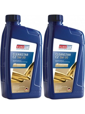 EUROLUB Cleanstar C2 5W-30 Motoröl 2x 1l = 2 Liter