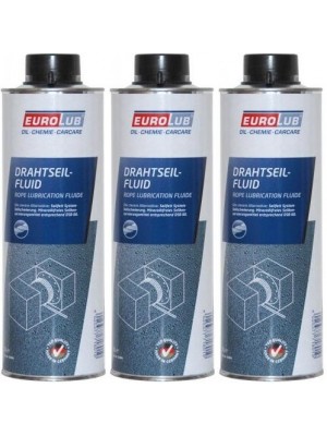 EUROLUB Drahtseil-Fluid 3x 1l = 3 Liter
