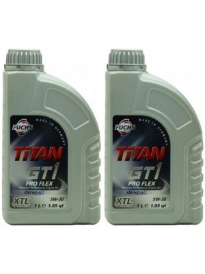 FUCHS TITAN GT1 PRO FLEX 23 SAE 5W-30 Motoröl 2x 1l = 2 Liter