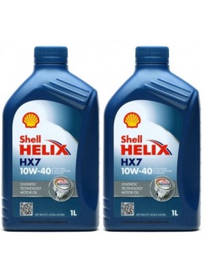 Shell Helix HX7 10W-40 Diesel & Benziner Motoröliter 2x 1l = 2 Liter