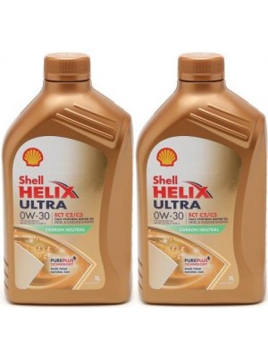 Shell Helix Ultra ECT C2/C3 0W-30 Motoröl 2x 1l = 2 Liter