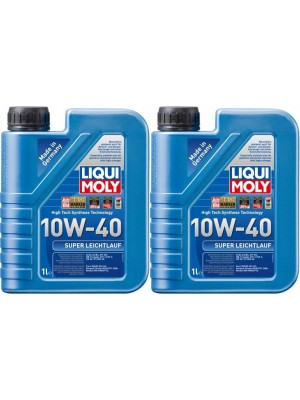 Liqui Moly 1300 Super Leichtlauföl 10W-40 Diesel & Benziner 2x 1l = 2 Liter