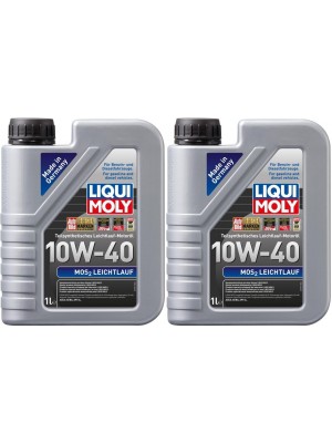 Liqui Moly 1091 MoS2 Leichtlauf Diesel & Benziner 10W-40 2x 1l = 2 Liter
