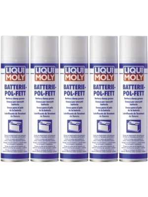 Liqui Moly 3141 Batterie-Pol-Fett Fett Spray 5x 300 Milliliter