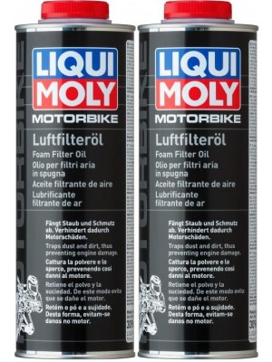 Liqui Moly 3096 Motorrad Luft-Filter-Öl 2x 1l = 2 Liter