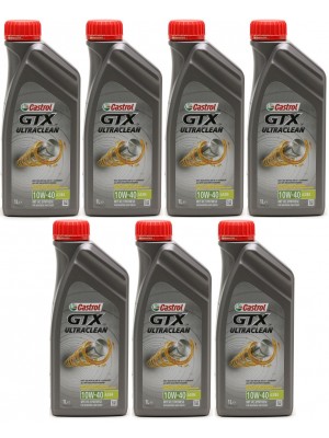 Castrol GTX Ultraclean 10W-40 A3/B4 Diesel & Benziner Motoröliter 7x 1l=7 Liter