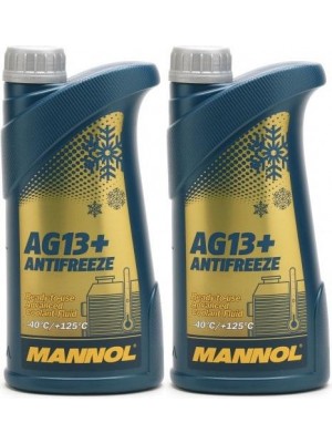 Mannol Kühlerfrostschutz Antifreeze AG13+ -40 Fertigmischung 2x 1l = 2 Liter