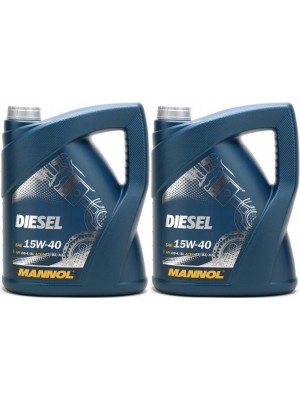 MANNOL Diesel 15W-40 Motoröl 2x 5 = 10 Liter