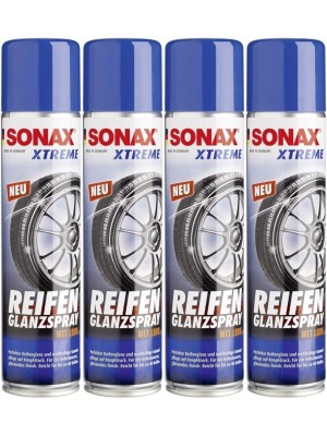 SONAX XTREME Reifen Glanz Spray 4x 400 Milliliter