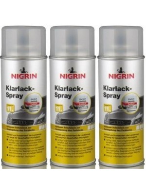Nigrin Klarlack Spray 3x 400 Milliliter