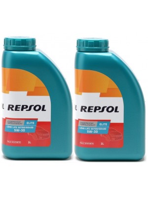 Repsol Motoröl ELITE LONG LIFE 50700/50400 5W30 1 Liter 2x 1l = 2 Liter