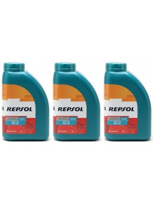 Repsol Motoröl ELITE 50501 TDI 5W40 1 Liter 3x 1l = 3 Liter