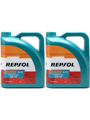 Repsol Motoröl ELITE COMPETICION 5W40 2x 5 = 10 Liter