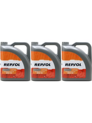 Repsol Getriebeöl CART.EP AUTOBL.80W90 3x 5 = 15 Liter