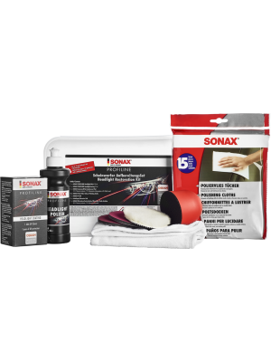 SONAX ProfiLine Scheinwerfer-AufbereitungsSet 325 ml