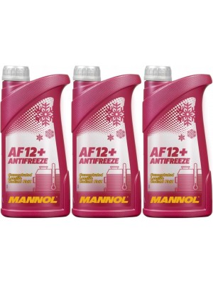 MANNOL Kühlerfrostschutz AF12+ 3x 1l = 3 Liter