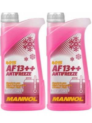 MANNOL Kühlerfrostschutz AF13++ Fertigmischung (- 40°C) 2x 1l = 2 Liter