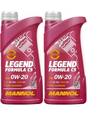 MANNOL 7921 Legend Formula C5 0W-20 Motoröl 2x 1l = 2 Liter
