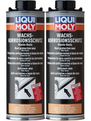 Liqui Moly 6104 Wachs-Korrosions-Schutz braun/transparent 2x 1l = 2 Liter