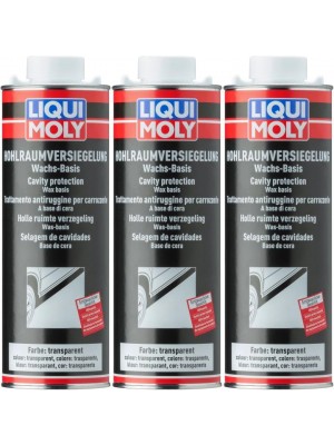 Liqui Moly 6116 Hohlraumversiegelung transparent 3x 1l = 3 Liter