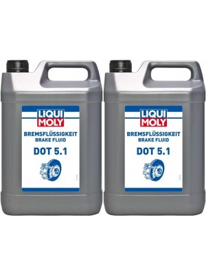 Liqui Moly 21163 Bremsflüssigkeit DOT 5.1 2x 5 = 10 Liter