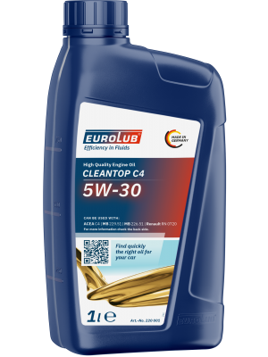 Eurolub Cleantop C4 5W-30 Motoröl 1l