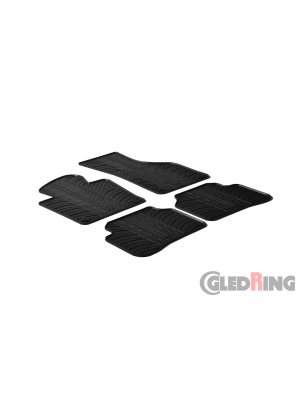 Original Gledring Passform Fußmatten Gummimatten 4 Tlg.+Fixing - Volkswagen VW Passat 2010-2014/Passat CC
