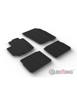 Original Gledring Passform Fußmatten Gummimatten 4 Tlg. - SUZUKI SX4 / S-Cross & Hybrid 11.2021->
