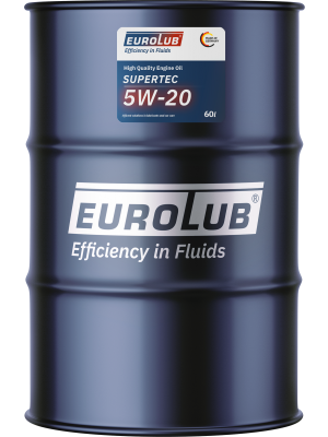 Eurolub Supertec 5W-20 Motoröl 60l Fass