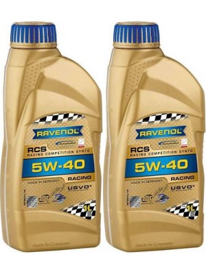 Ravenol RCS Racing Competition Synto SAE 5W-40 Motoröl 2x 1l = 2 Liter