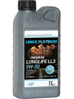 LIMOX Platinum Longlife LL3 5W-30 Motoröl 1Liter