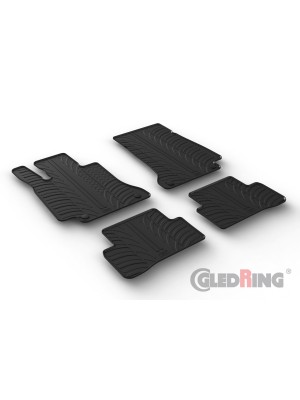 Original Gledring Passform Fußmatten Gummimatten 4 Tlg.+Fixing - Mercedes-Benz C Klasse W205 2014->