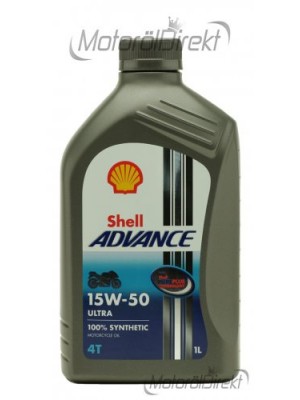 Shell Advance Ultra 4T 15W-50 Motorrad Motoröl 1l