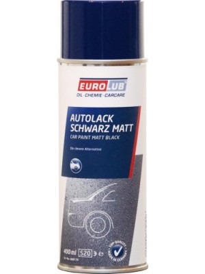 Eurolub Autolack Schwarz Matt 400ml